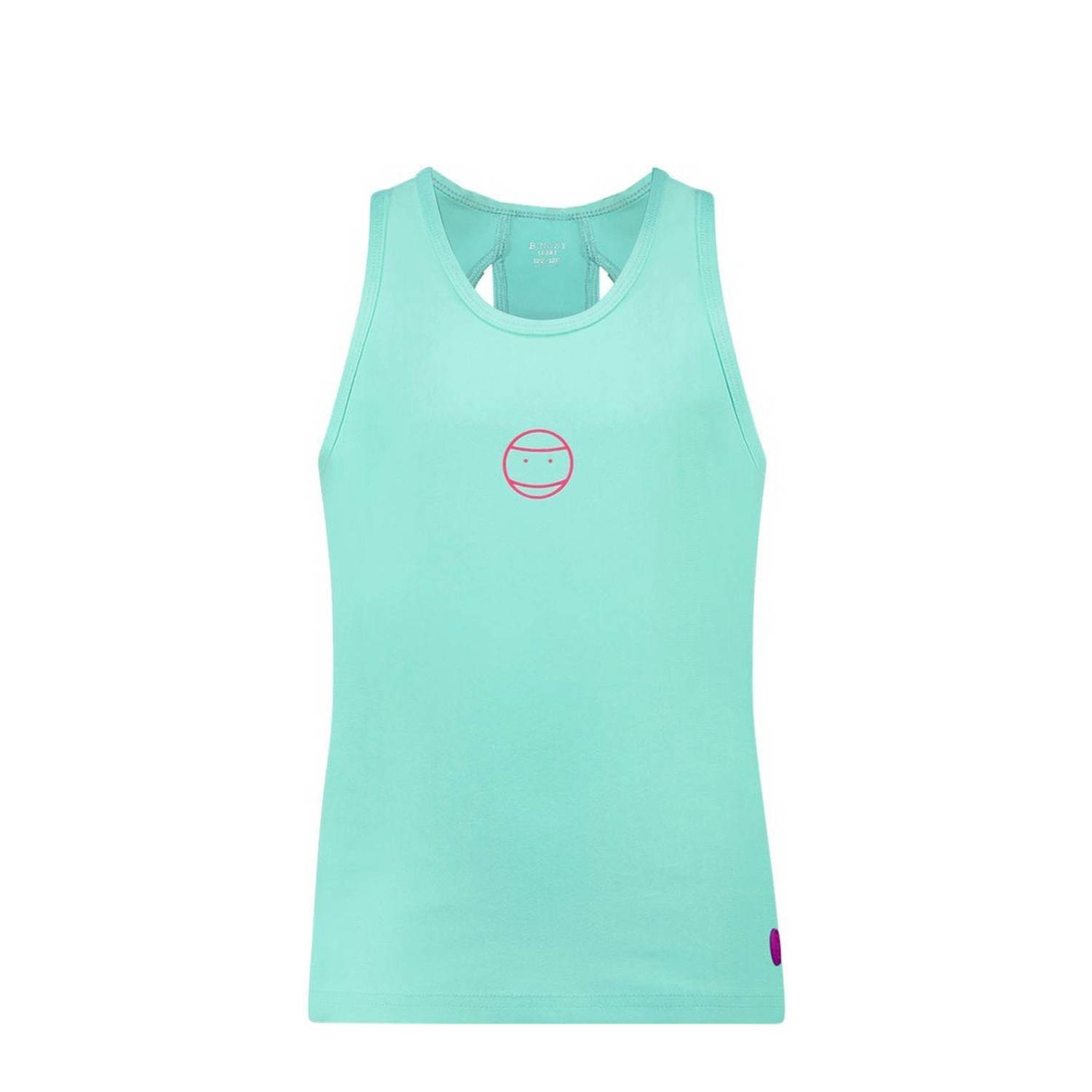 B.Nosy sporttop Airen aqua Groen Meisjes Gerecycled polyester Ronde hals 146 152