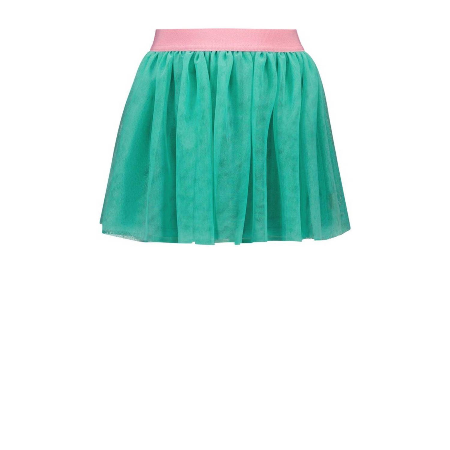 B.Nosy rok mintgroen roze Meisjes Polyester Effen 122-128