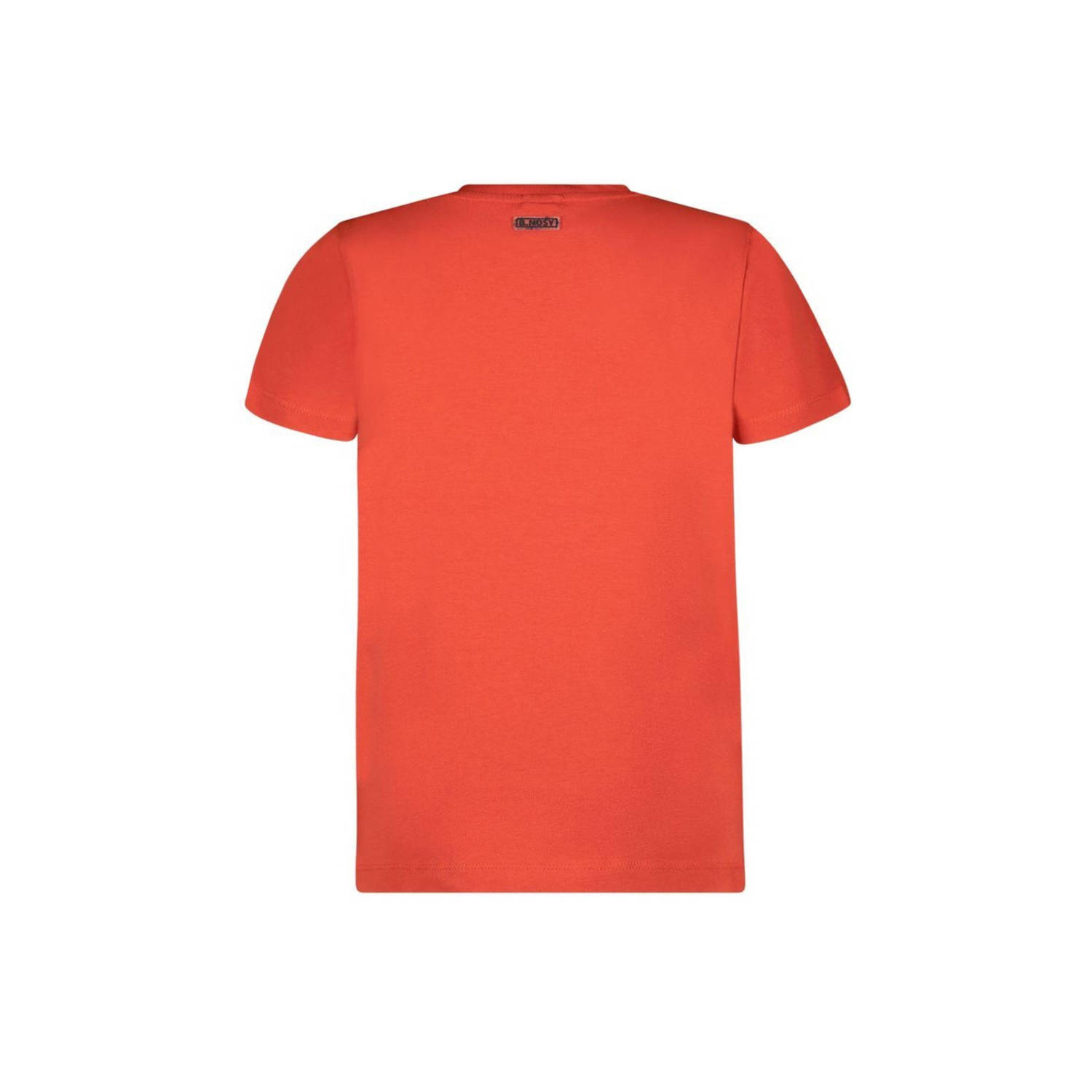 B.Nosy T-shirt met printopdruk oranjerood