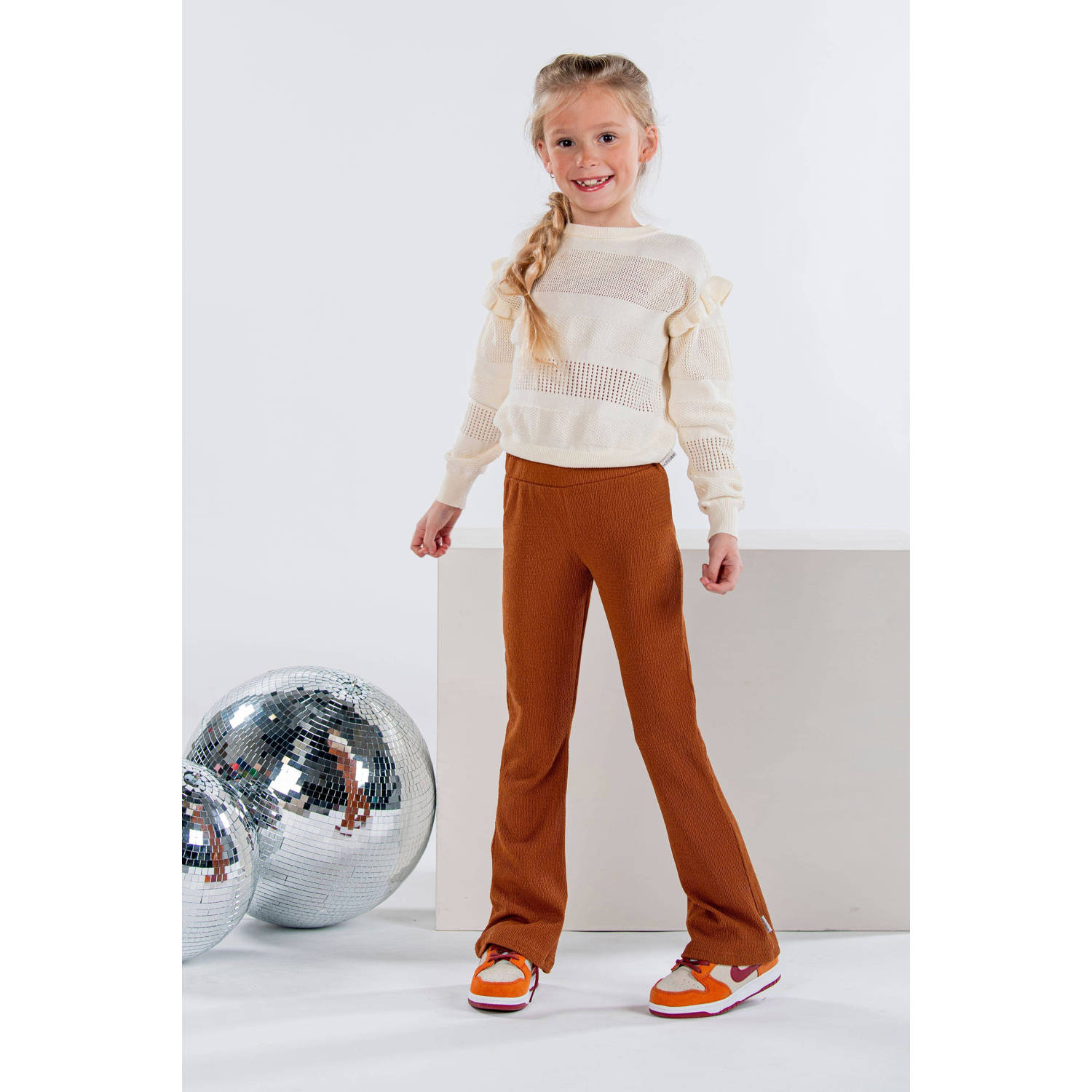 B.Nosy flared broek bruin