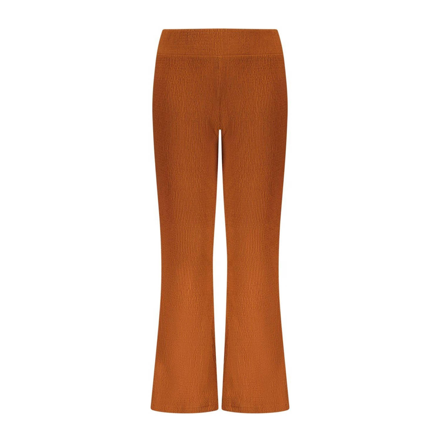 B.Nosy flared broek bruin Meisjes Gerecycled polyester Effen 158 164