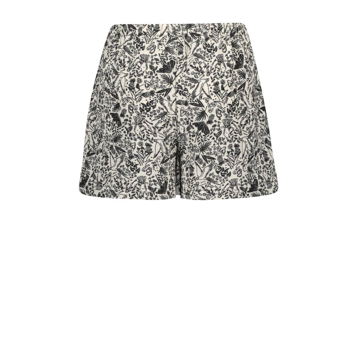 B.Nosy gebloemde skort Malon groen offwhite