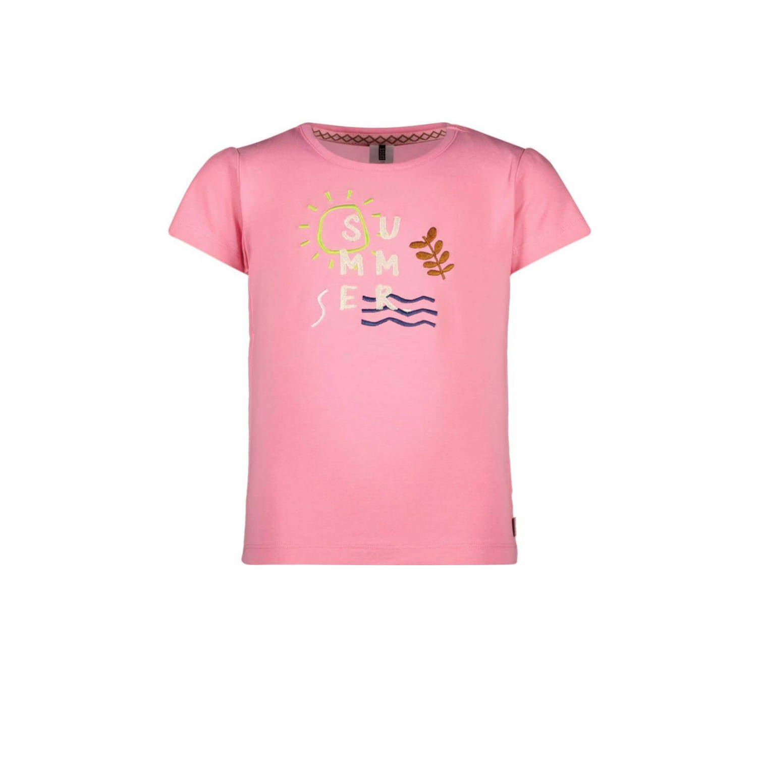 B.Nosy T-shirt met printopdruk zoetroze