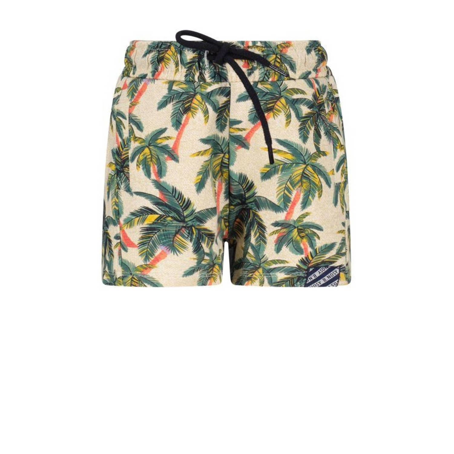 B.Nosy korte broek beige groen Jongens Sweat Blad 74
