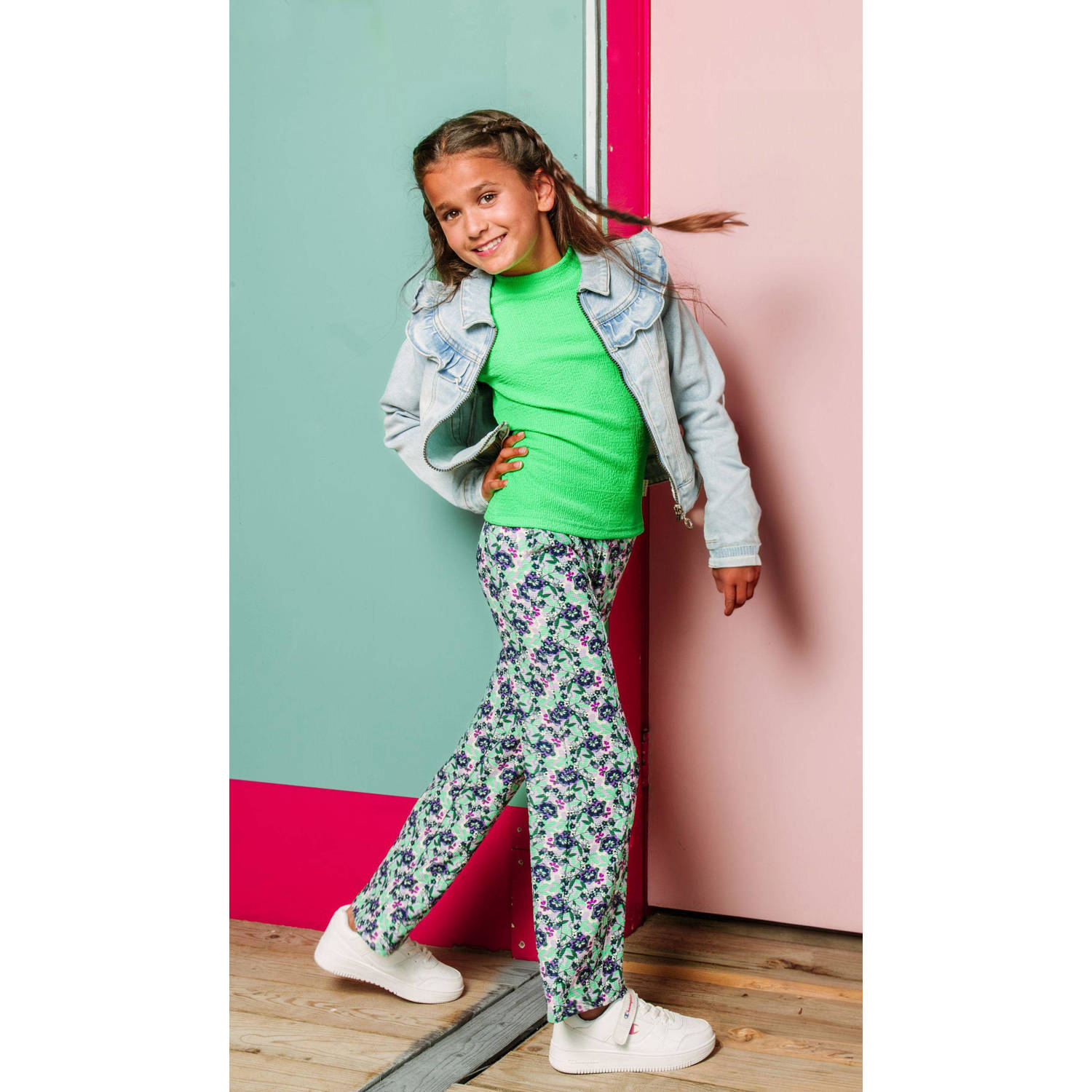 B.Nosy T-shirt Vajen felgroen