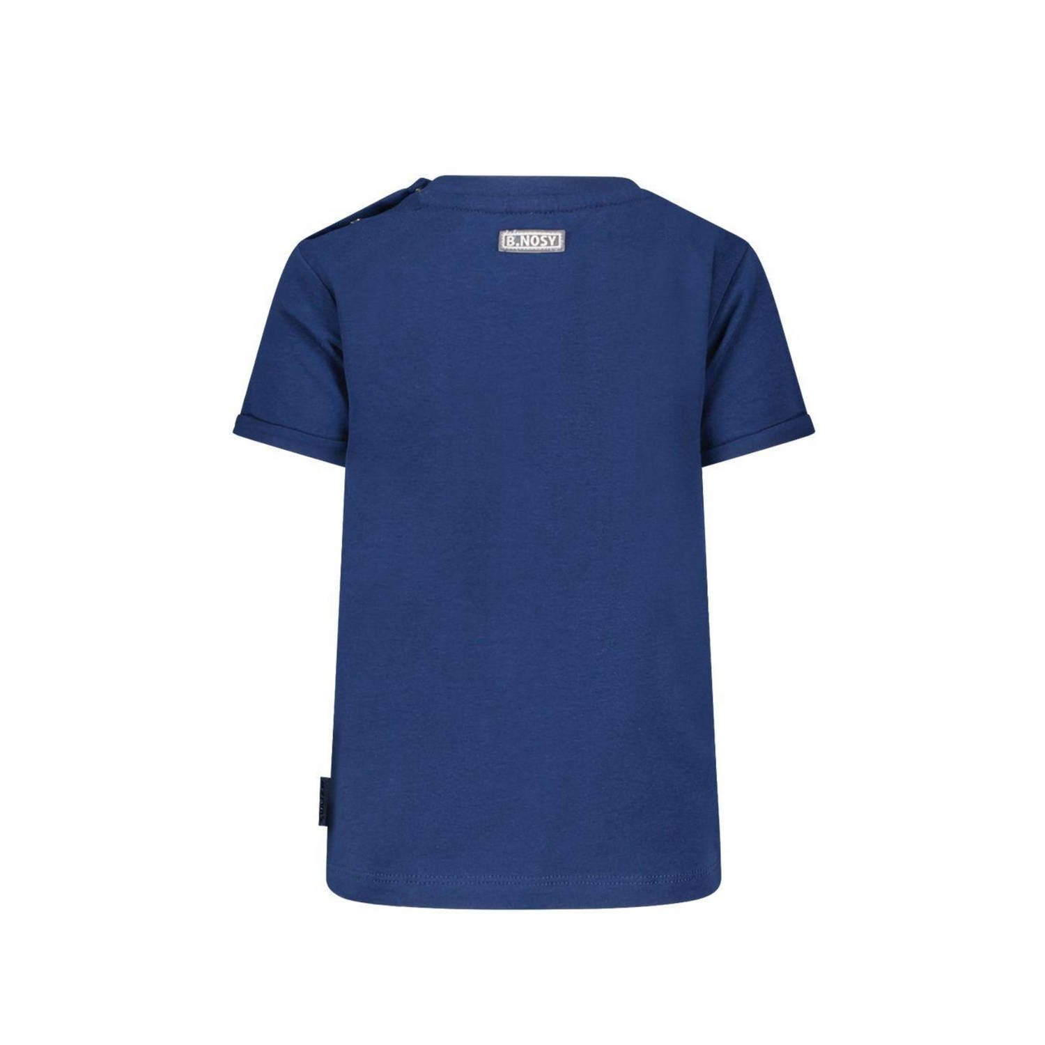 B.Nosy T-shirt Birdie met printopdruk donkerblauw