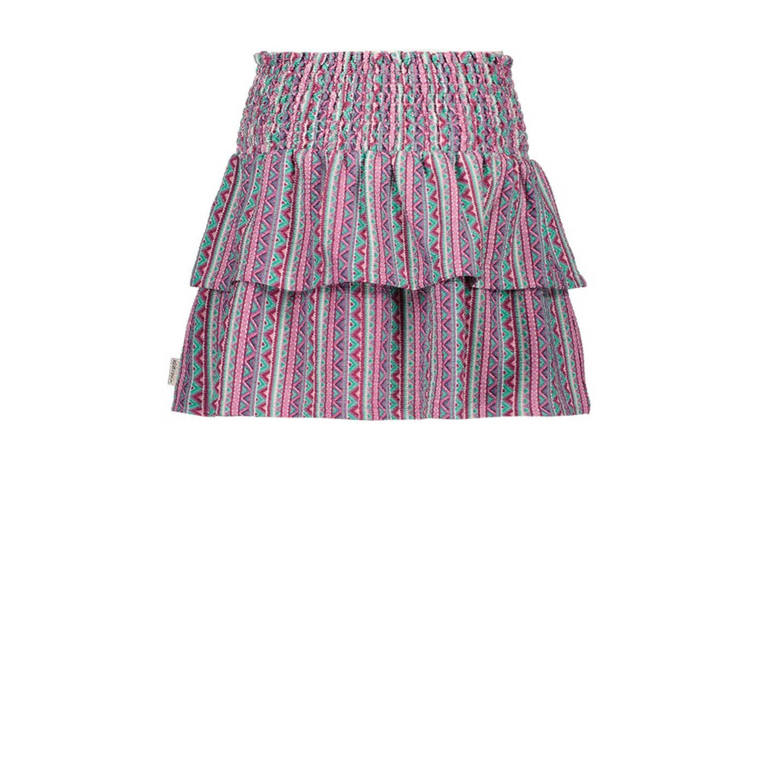 B.Nosy rok met all over print roze mintgroen