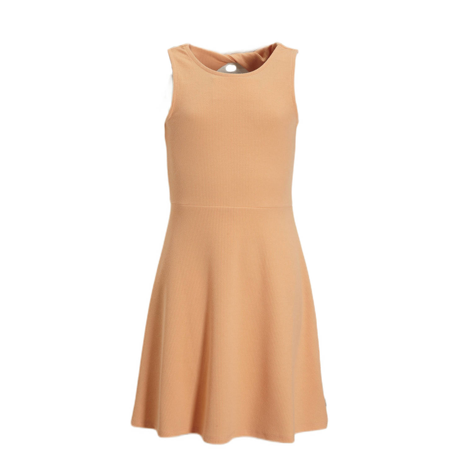 Garcia jurk oranje Meisjes Polyester Ronde hals Effen 164 170