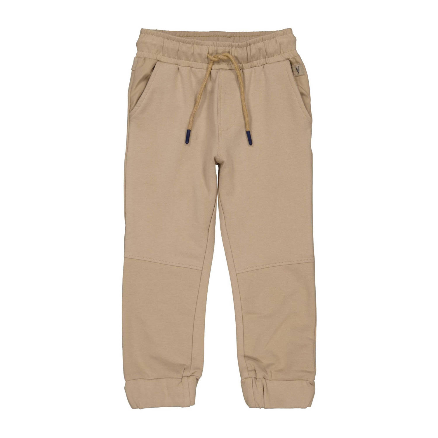 LEVV regular fit broek MILESL beige Bruin Jongens Katoen Effen 104