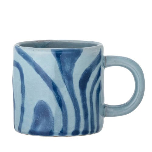 Bloomingville Ninka mok (Ø7,5 cm) (250 ml) - Blauw