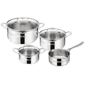 Cook Smart pannenset (4-delig) (Ø16 + Ø16 + Ø20 + Ø24 cm)
