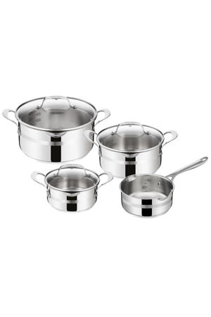Cook Smart pannenset (4-delig) (Ø16 + Ø16 + Ø20 + Ø24 cm)