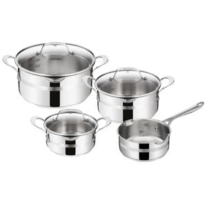 Cook Smart pannenset (4-delig) (Ø16 + Ø16 + Ø20 + Ø24 cm)