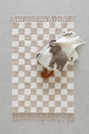 kindervloerkleed Checker board (130x90 cm)