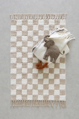 kindervloerkleed Checker board (130x90 cm)