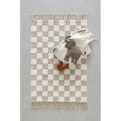 NOUS Kids kindervloerkleed Checker board (130x90 cm) afbeelding