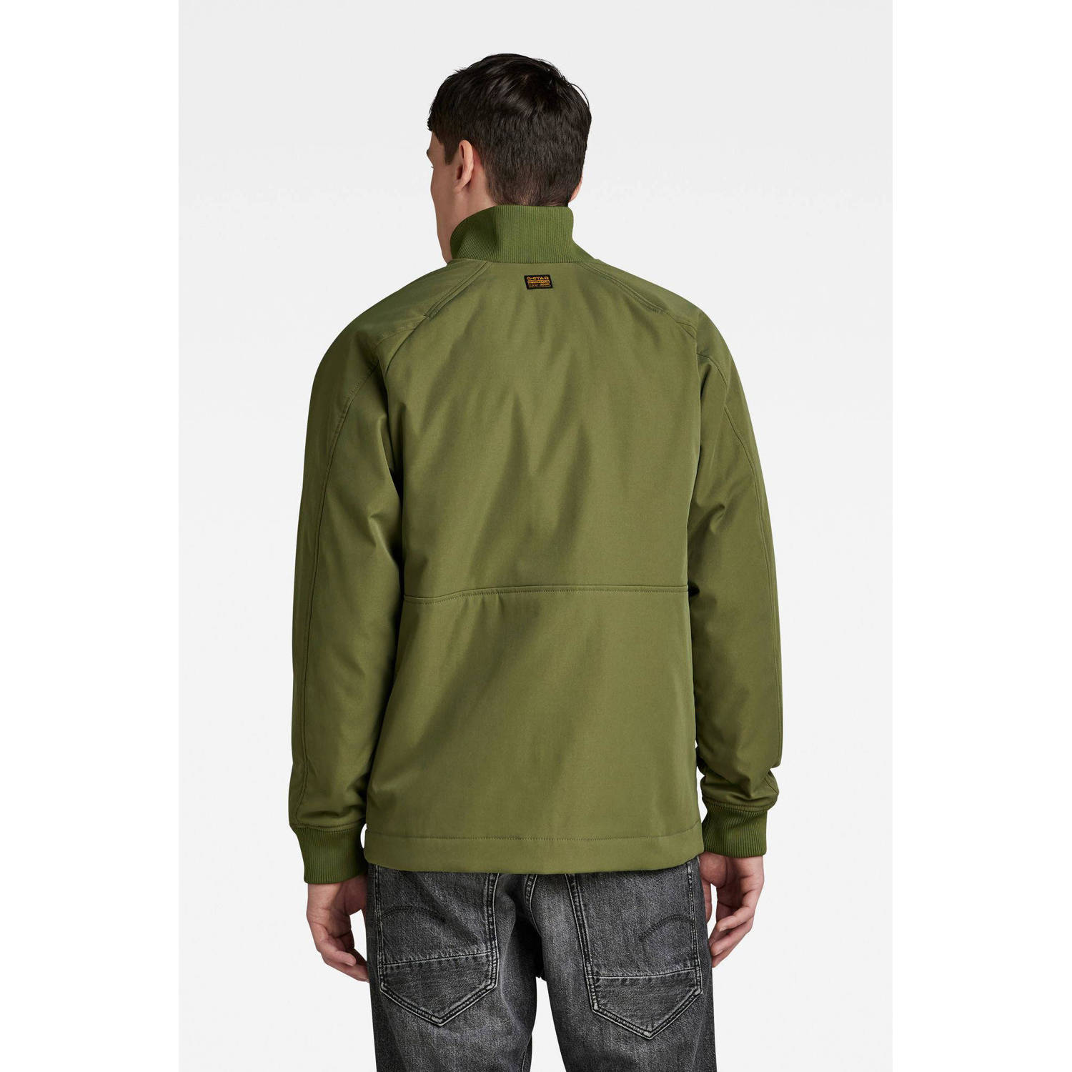 G-Star RAW zomerjack Track met logo shadow olive