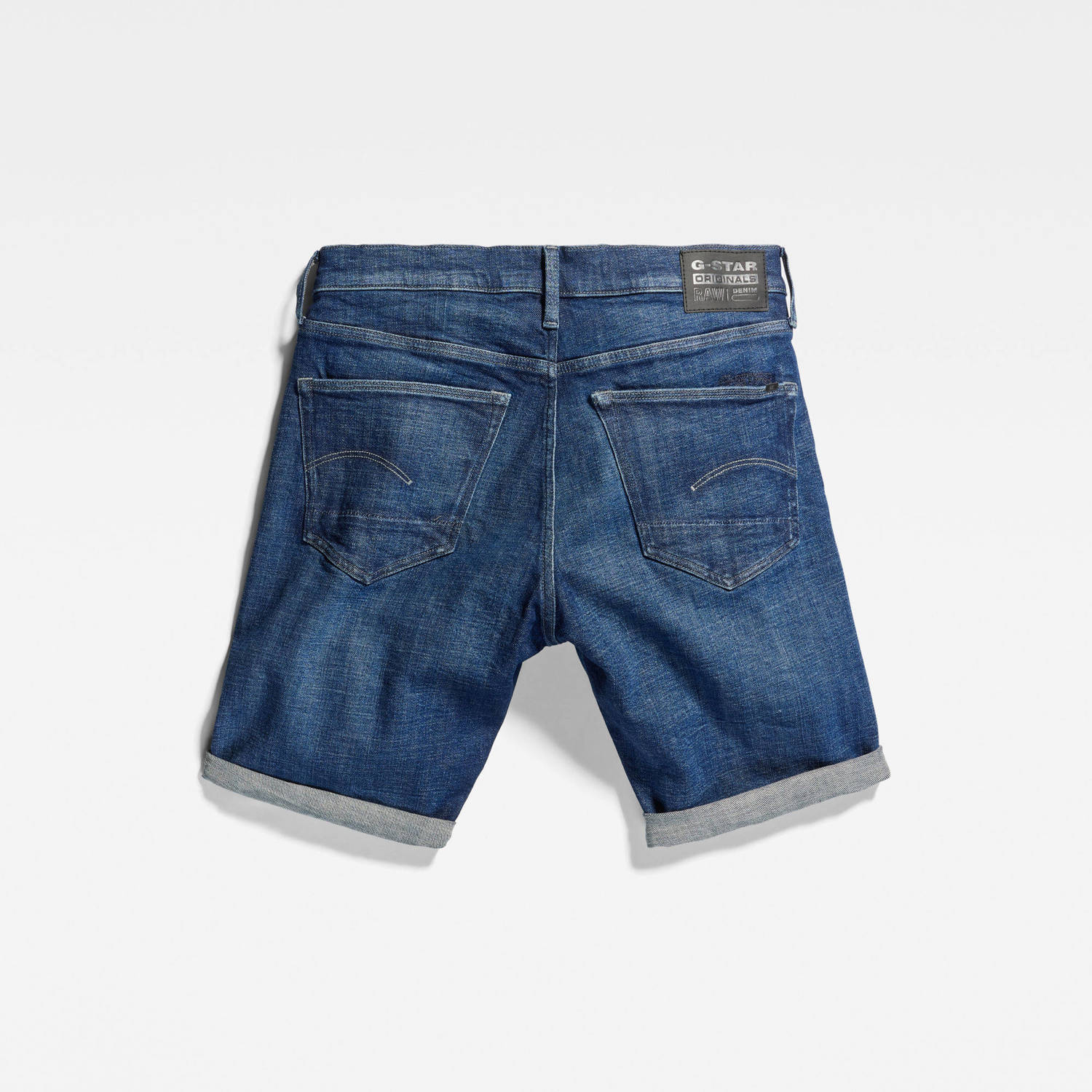 G-Star RAW slim fit short faded blue copen