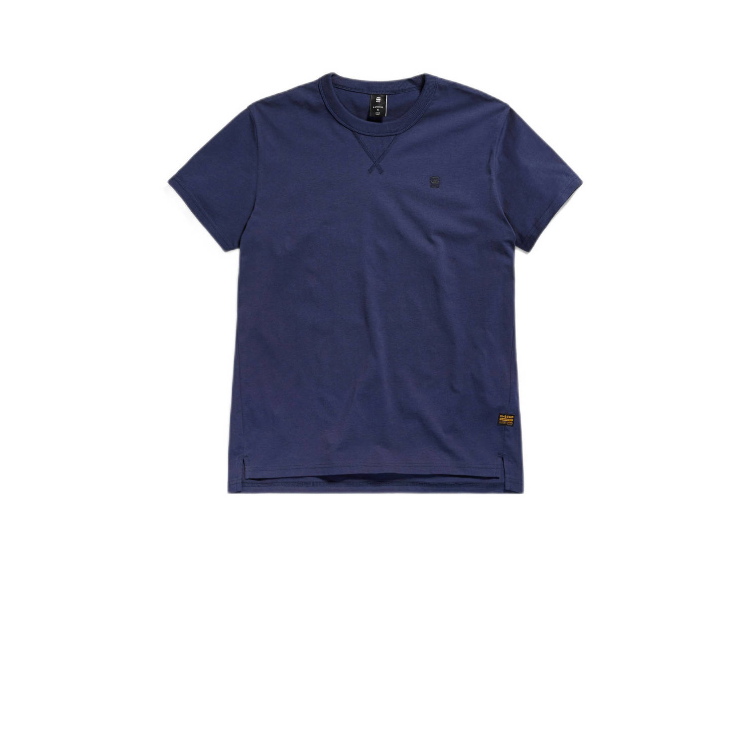 G-Star RAW T-shirt met logo donkerblauw