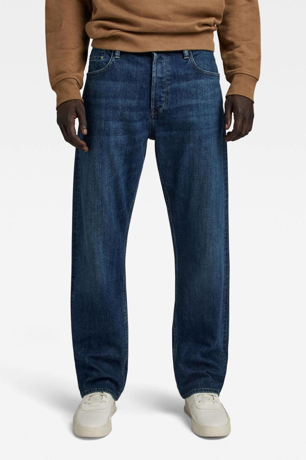 G-STAR Dakota Regular straight leg jeans worn in sentry blue