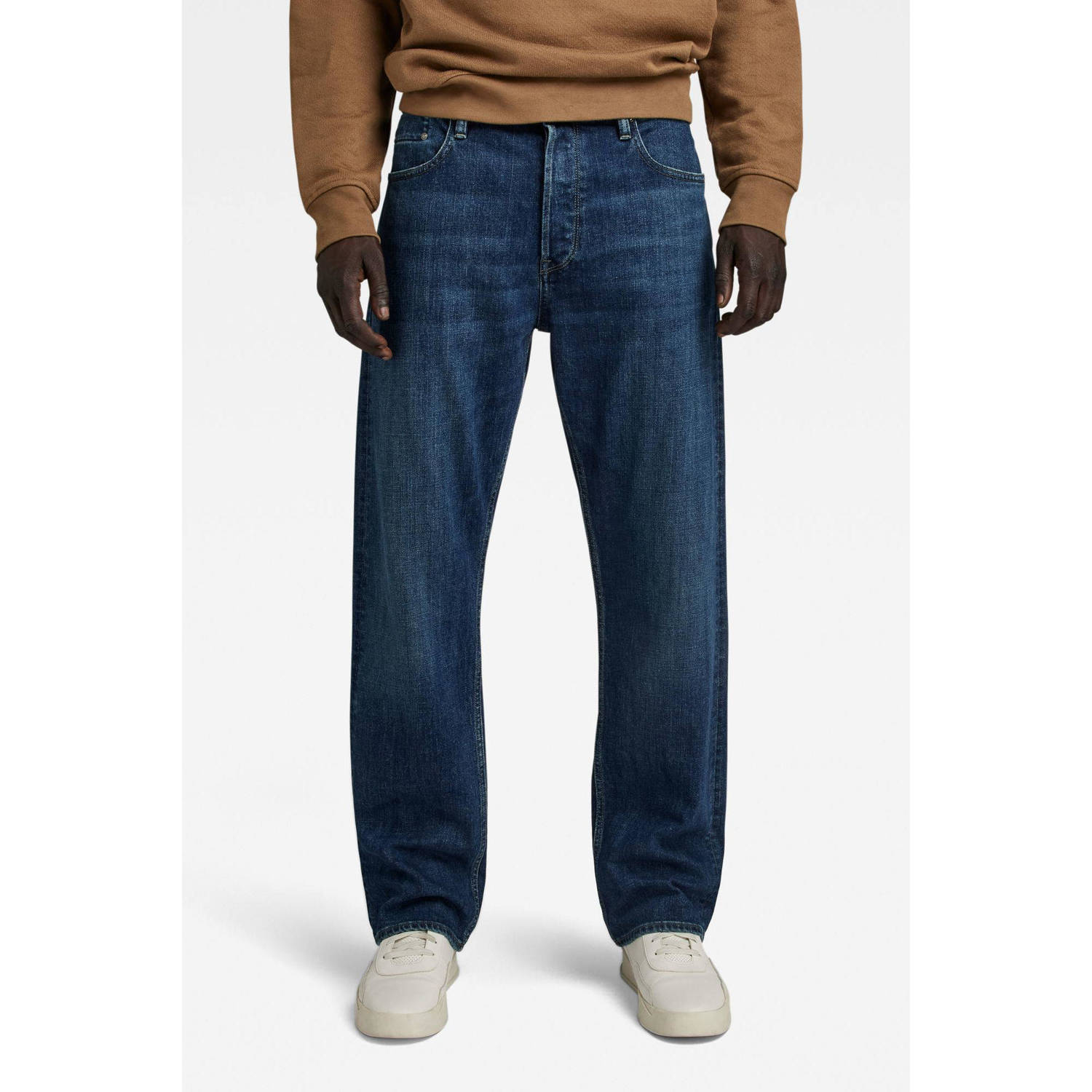 G-STAR Dakota Regular straight leg jeans worn in sentry blue