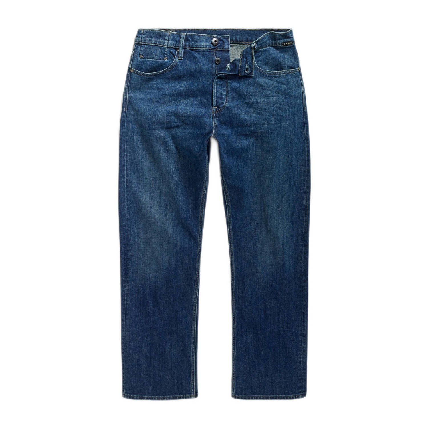 G-Star RAW Dakota straight fit jeans worn in sentry blue