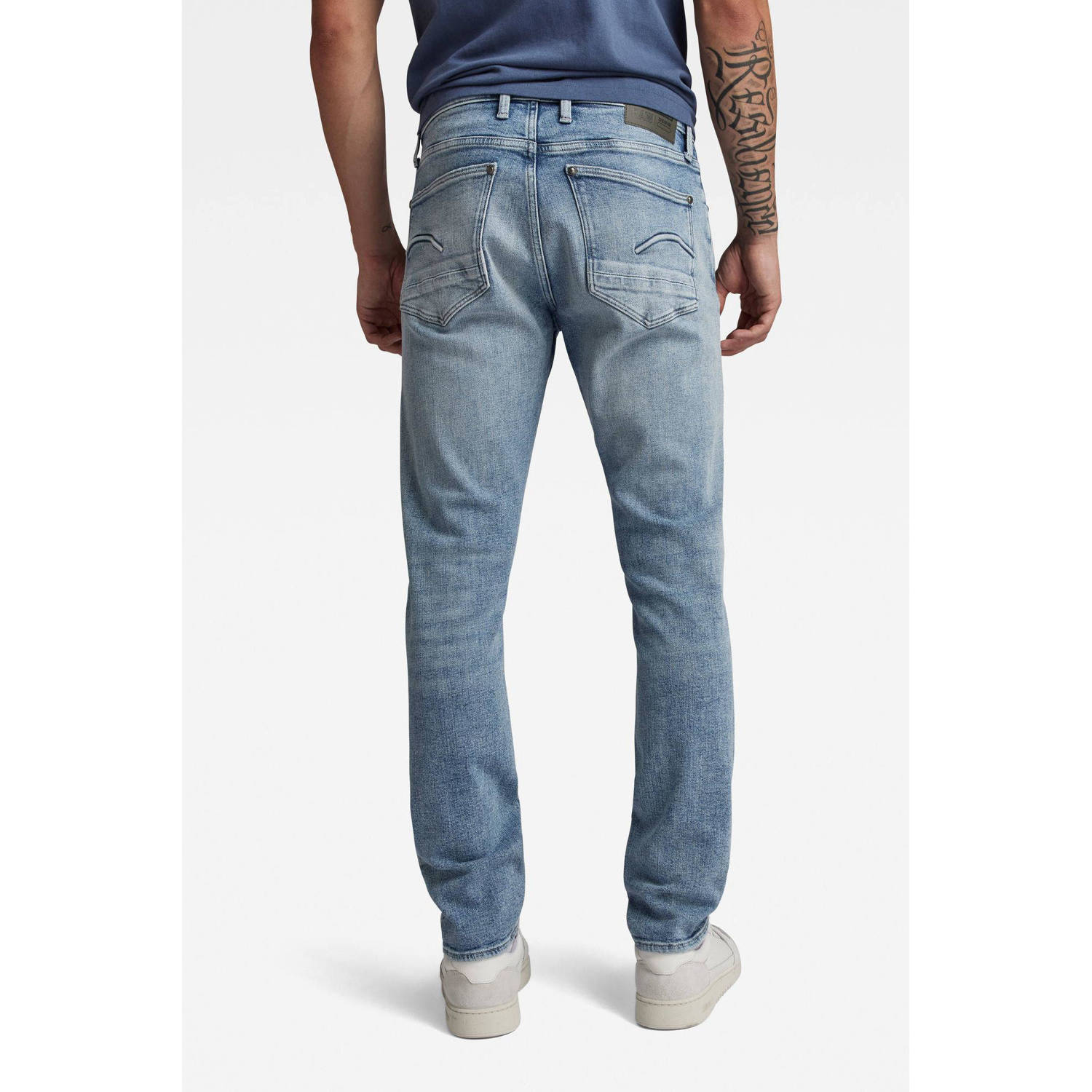 G-Star RAW Revend FWD skinny jeans sun faded nubay blue