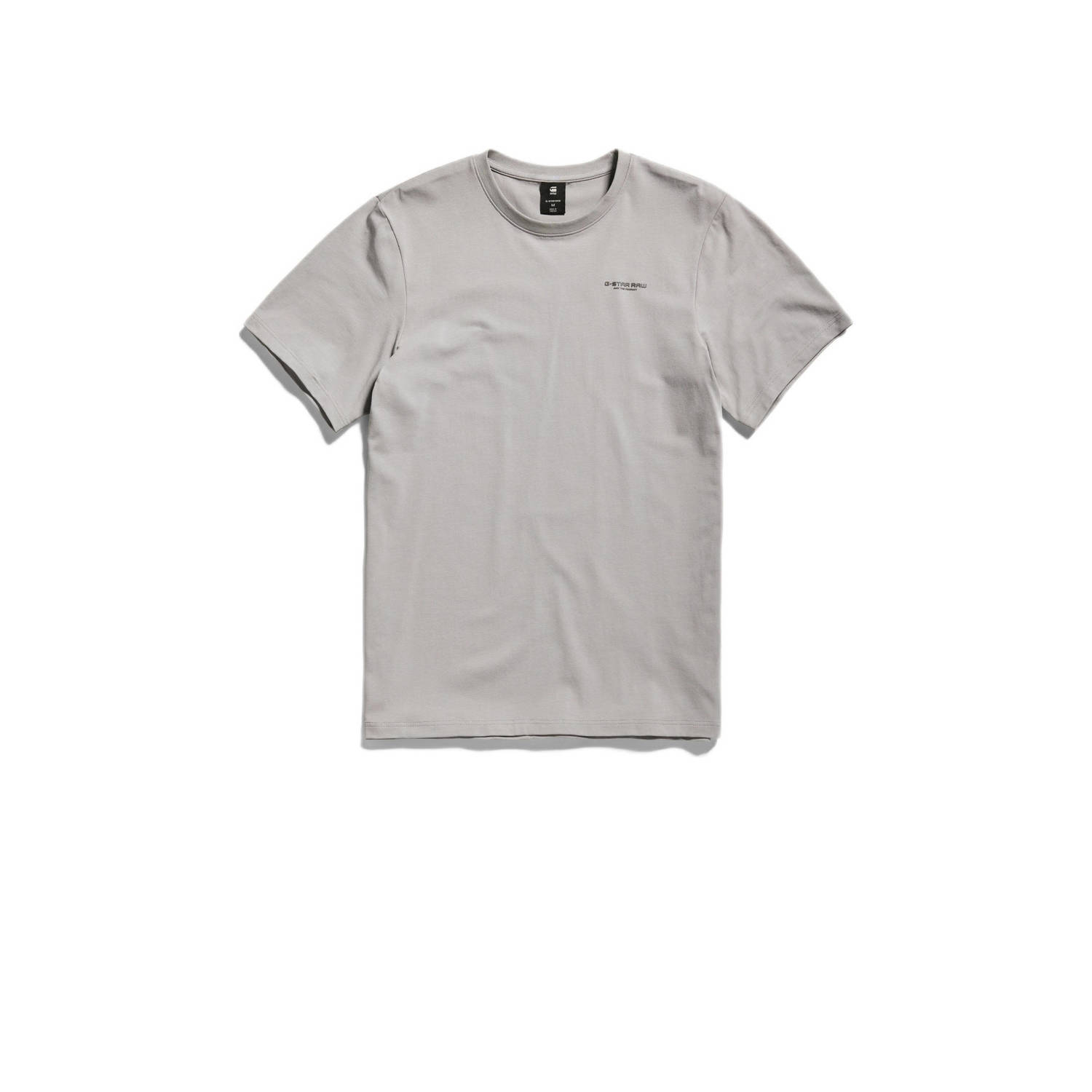 G-STAR RAW Heren Polo's & T-shirts Slim Base R T S s Lichtgrijs