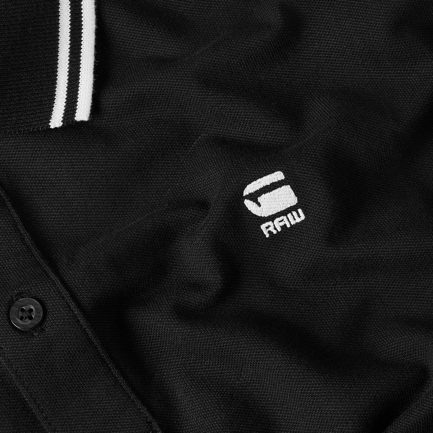G-STAR slim fit polo Dunda zwart