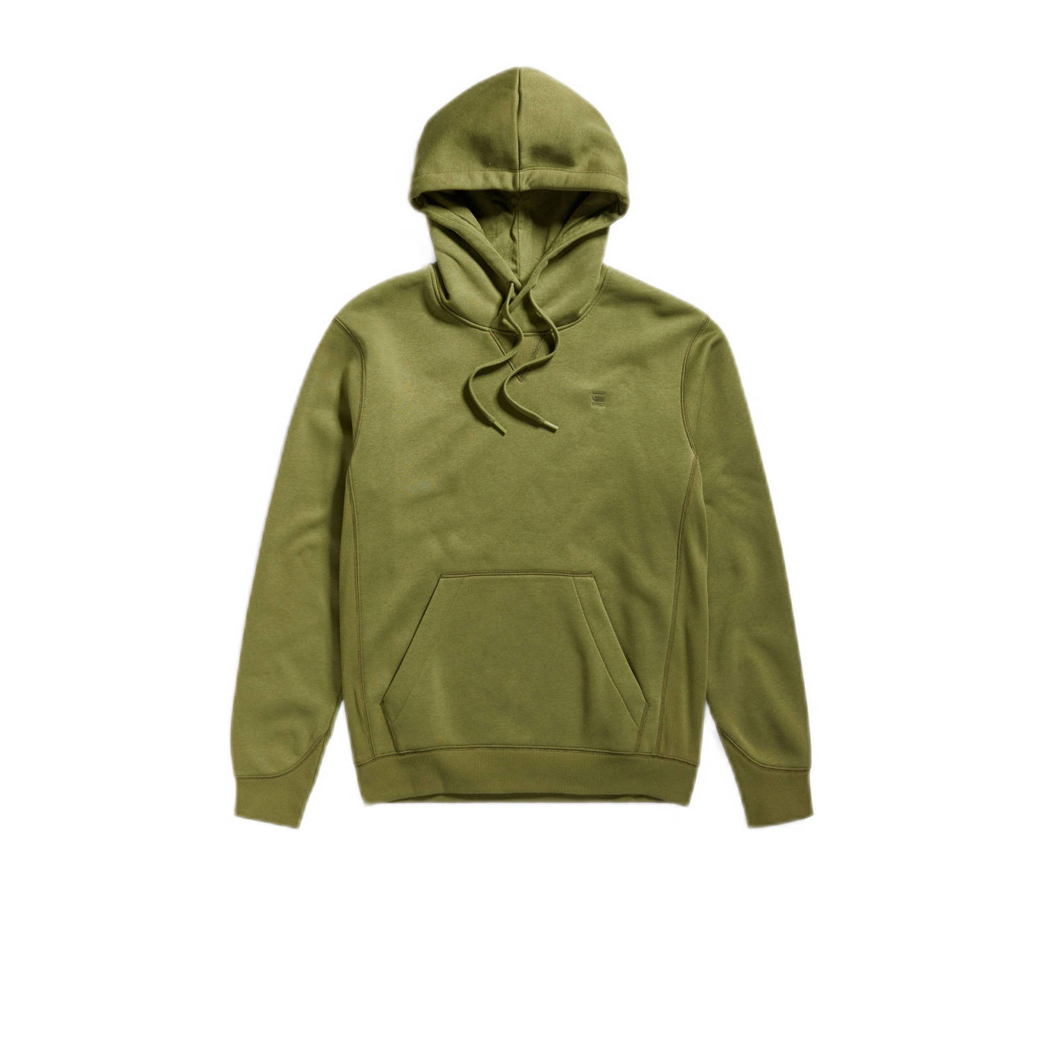 G-Star RAW hoodie Premium Core met logo sage