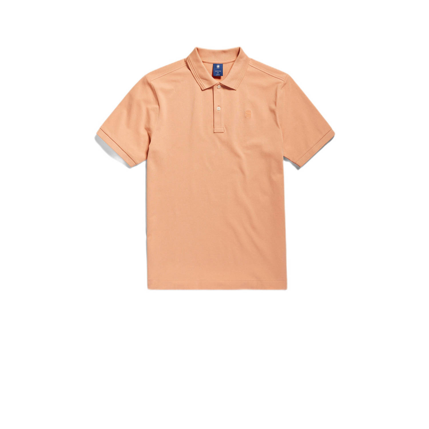G-Star RAW polo met logo oranje