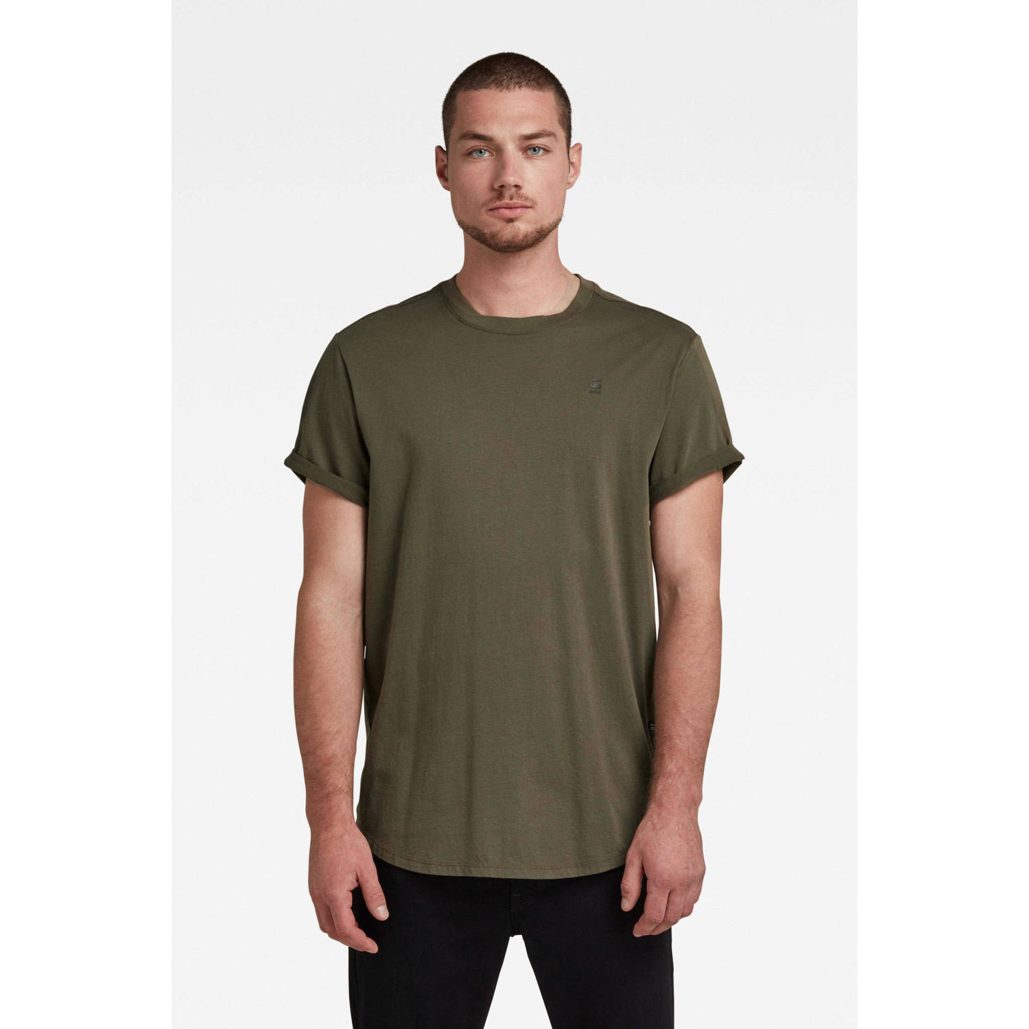 G-Star G Star RAW regular fit T shirt van biologisch katoen 723 combat