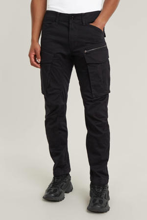 Rovic tapered fit cargobroek black