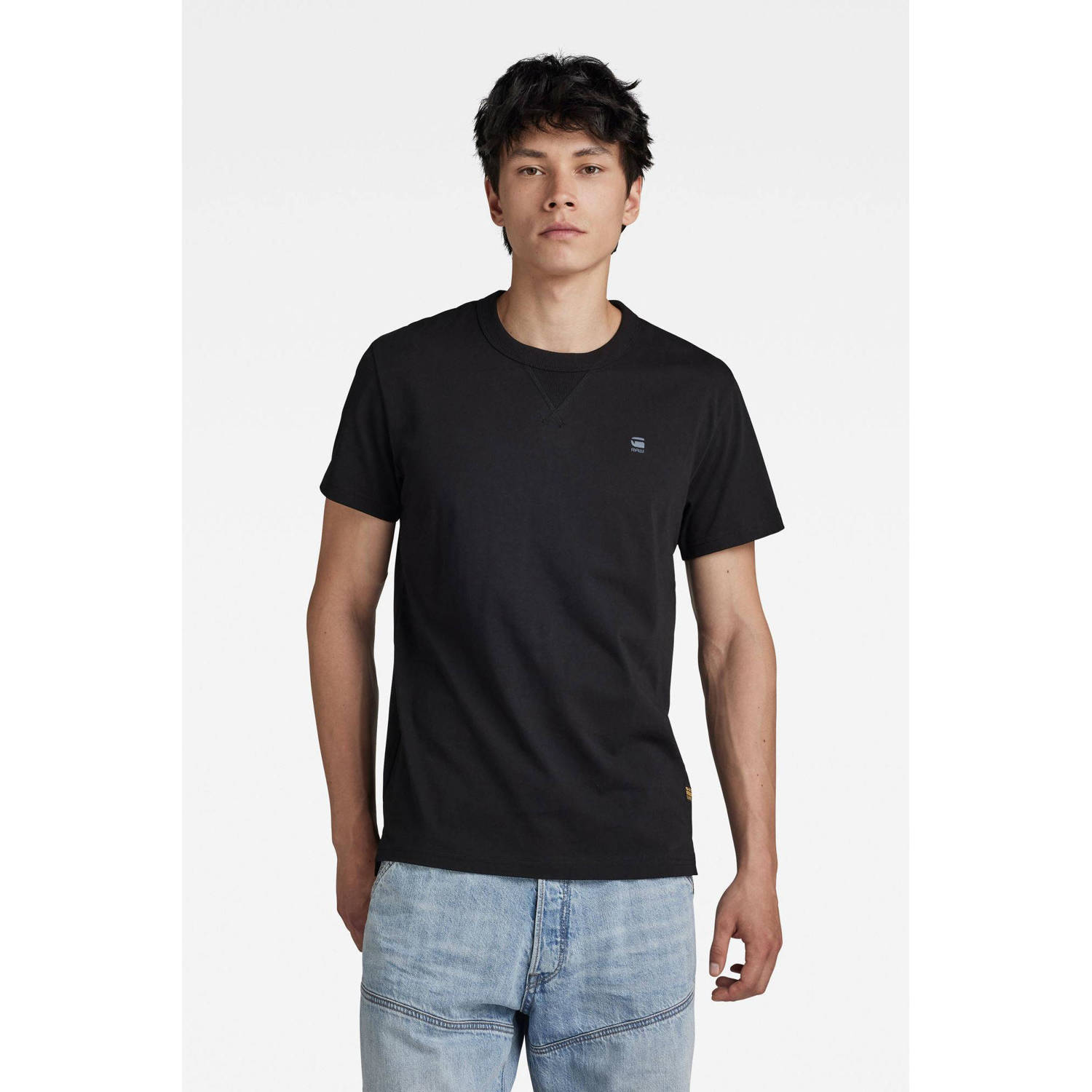 G-Star Raw T-shirt D24449 336 NIFOUS BASE-6484 BLACK