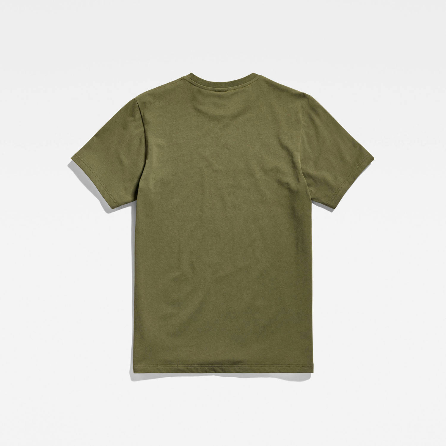 G-Star RAW slim fit T-shirt met logo groen