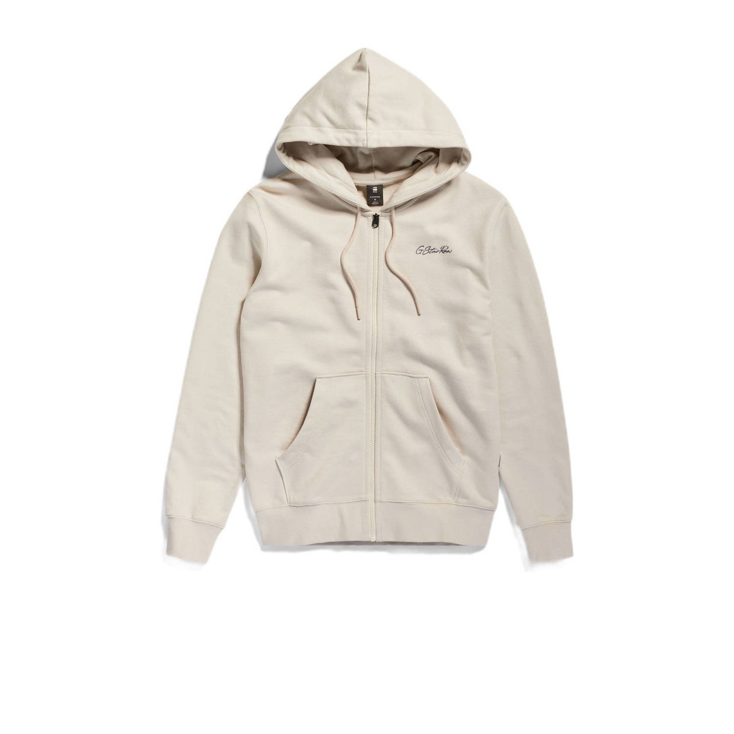 G-Star RAW sweatvest met backprint beige