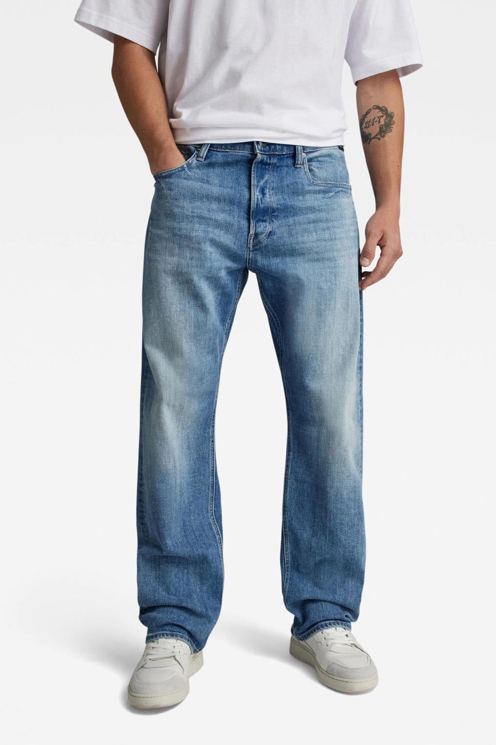 G-STAR Dakota Regular straight leg jeans faded niagara