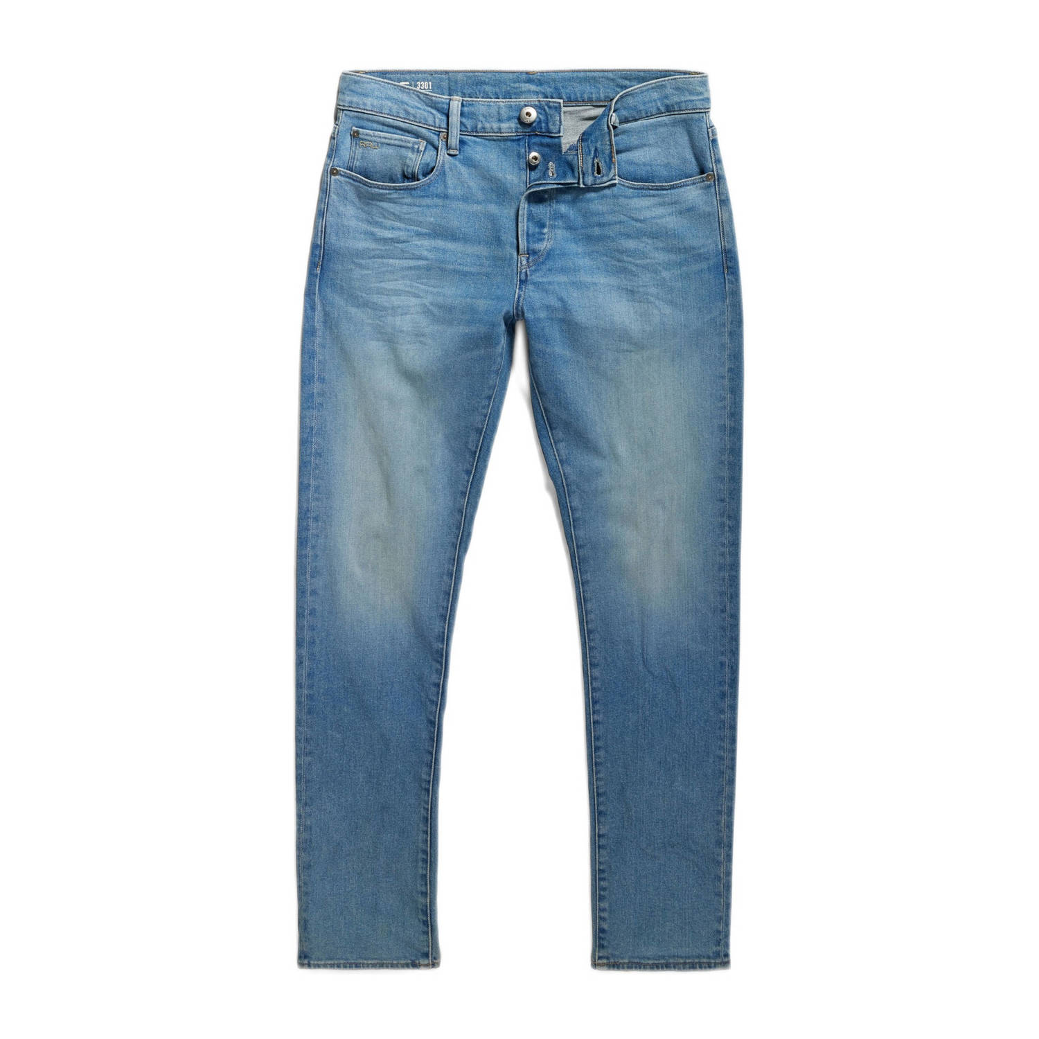 G-Star RAW Slim fit jeans 3301 Slim met mooie wassing en elastaan
