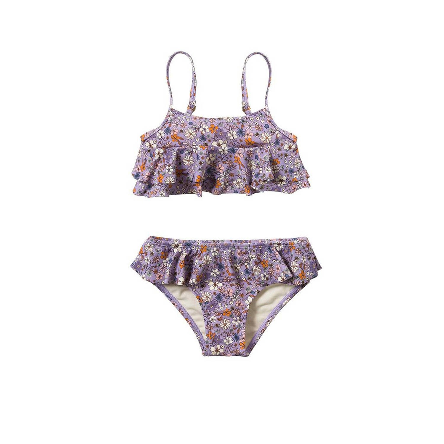 Salted Stories bikini Sam lila Paars Meisjes Polyamide All over print 122 128