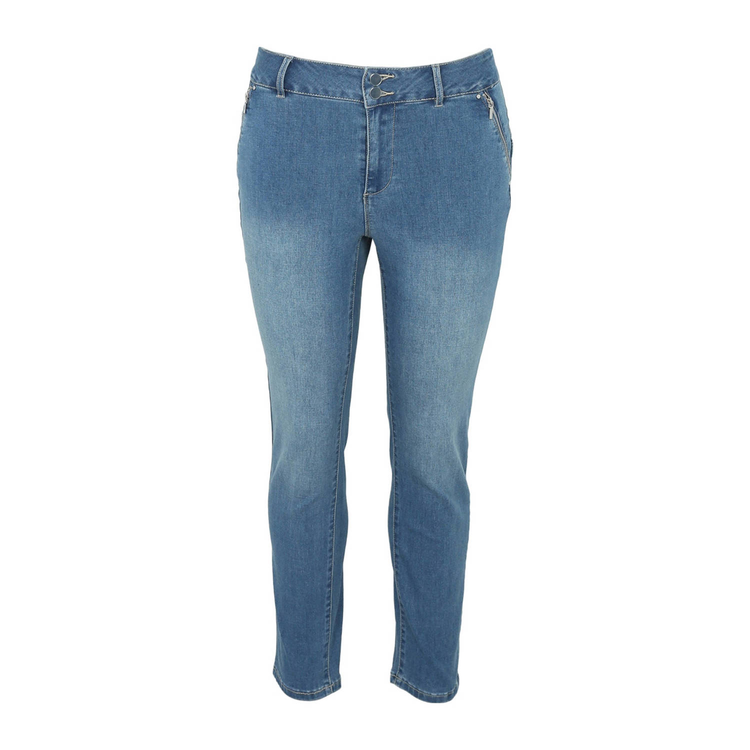 Paprika slim fit jeans donkerblauw