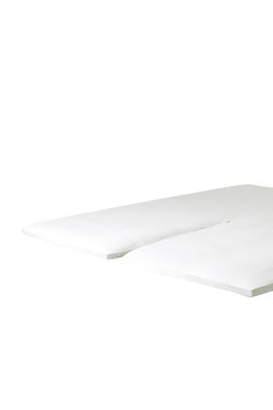 katoenen hoeslaken split wit