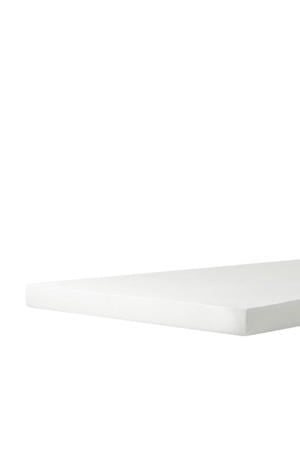 katoenen hoeslaken topper (tot 10 cm) - wit