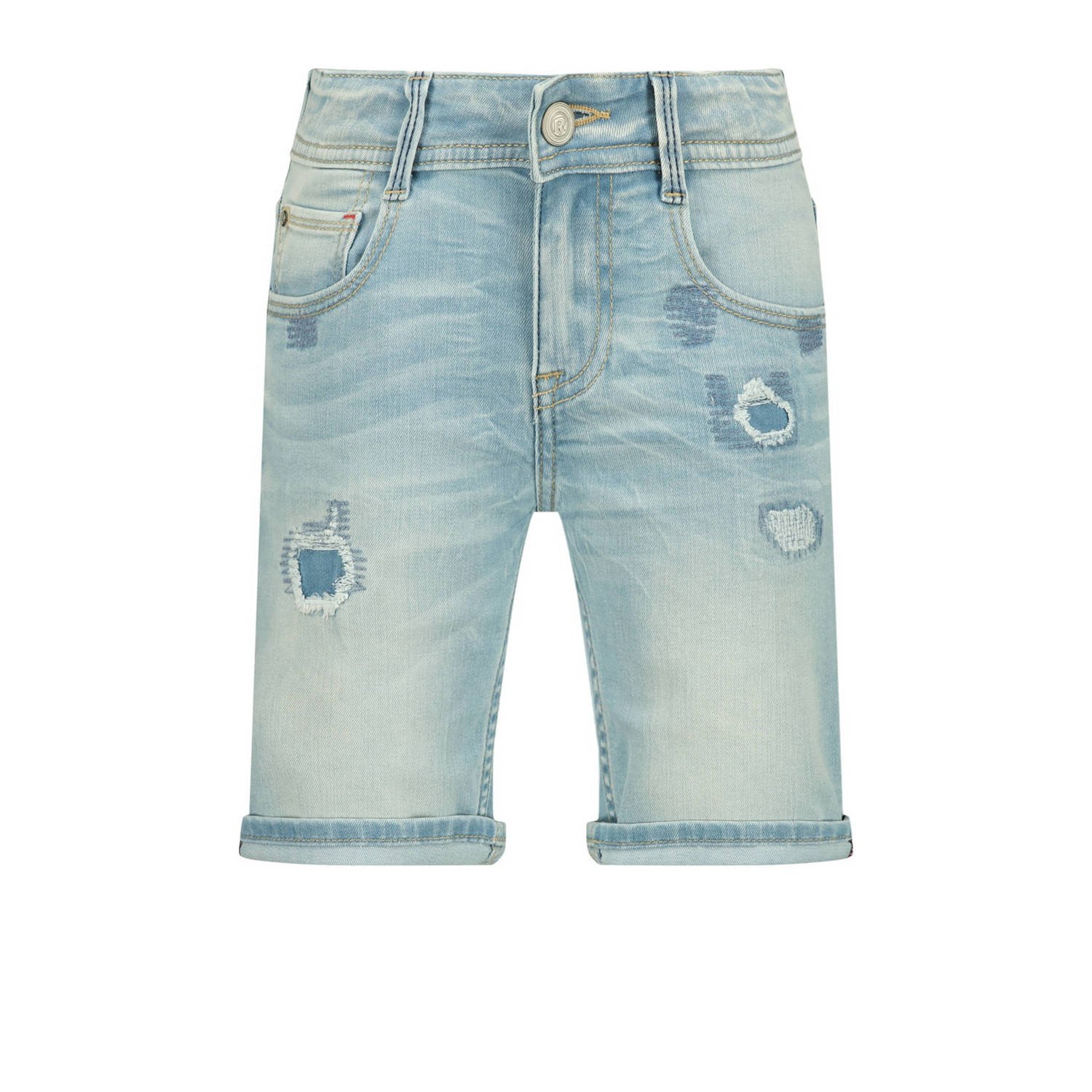 Raizzed denim short Oregon Crafted light blue stone Korte broek Blauw Jongens Stretchdenim 146