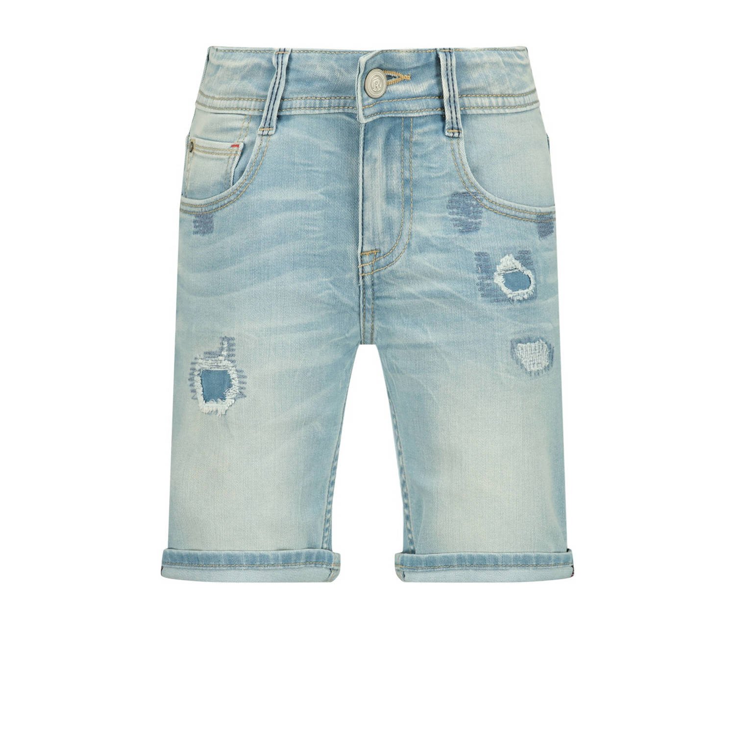 Raizzed denim short Oregon Crafted light blue stone Korte broek Blauw Jongens Stretchdenim 128