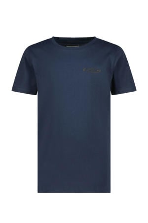 T-shirt Helix met logo donkerblauw