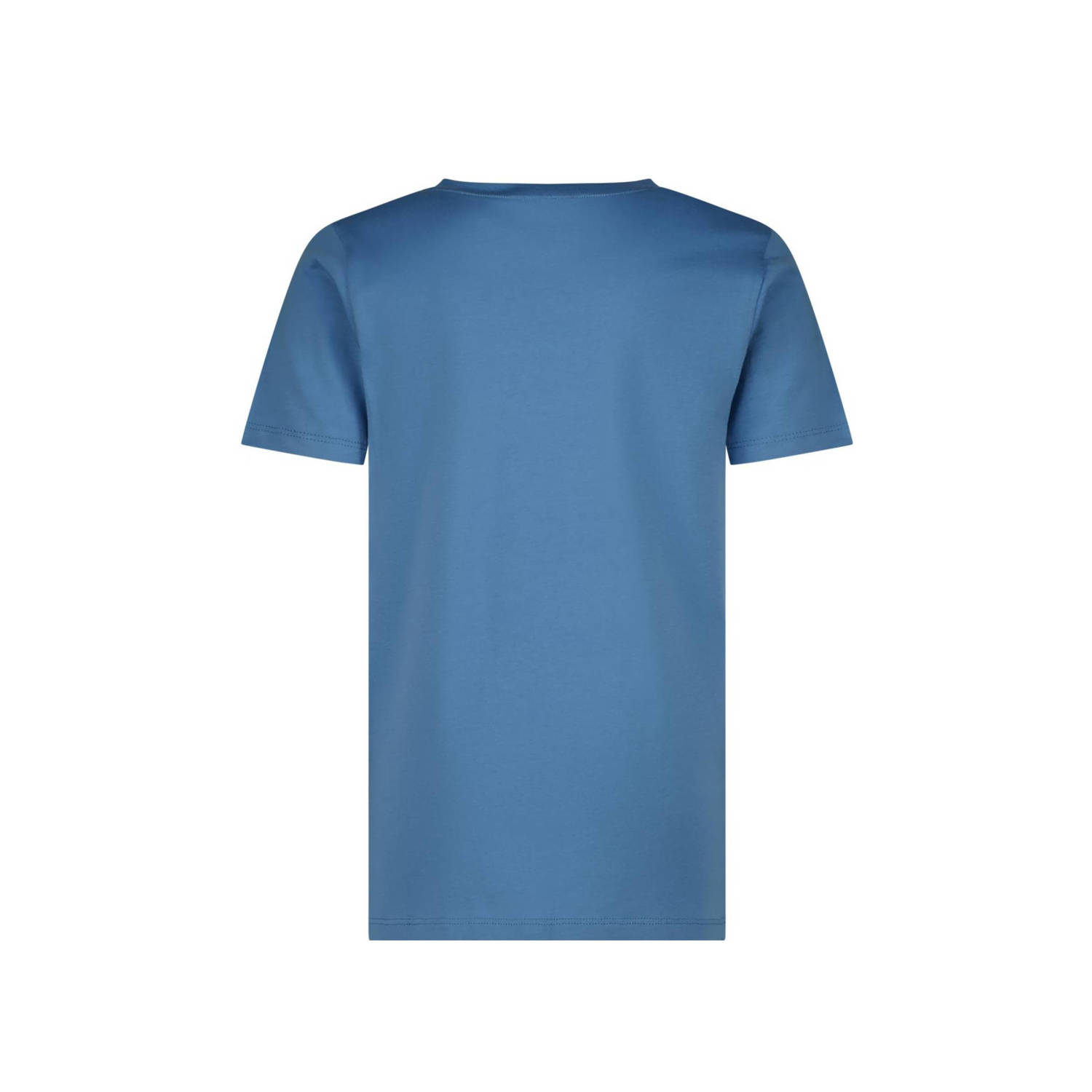 Raizzed T-shirt Harell met logo middenblauw