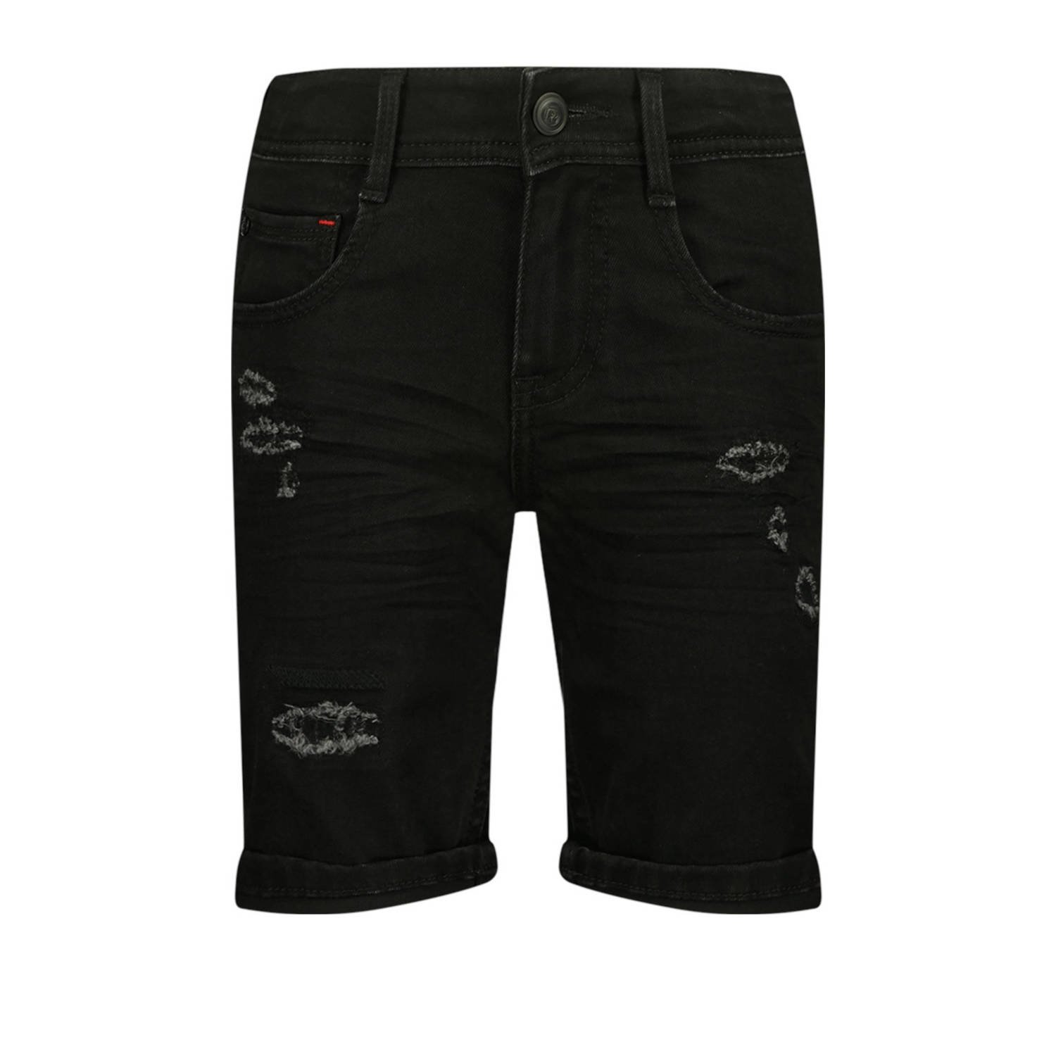 Raizzed denim short Oregon Crafted black Korte broek Zwart Jongens Stretchdenim 128