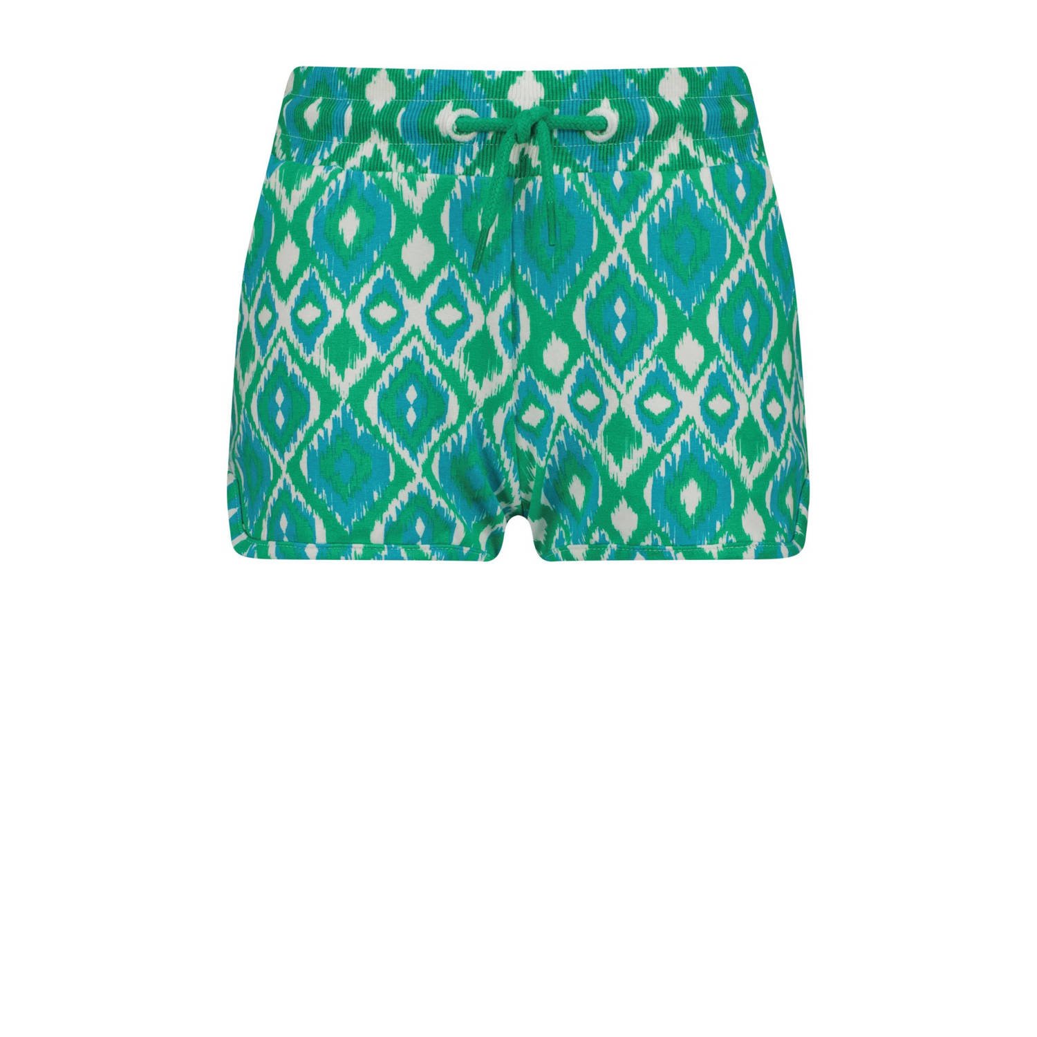 Raizzed casual short Auston met all over print zeegroen ecru Korte broek Meisjes Stretchkatoen 128