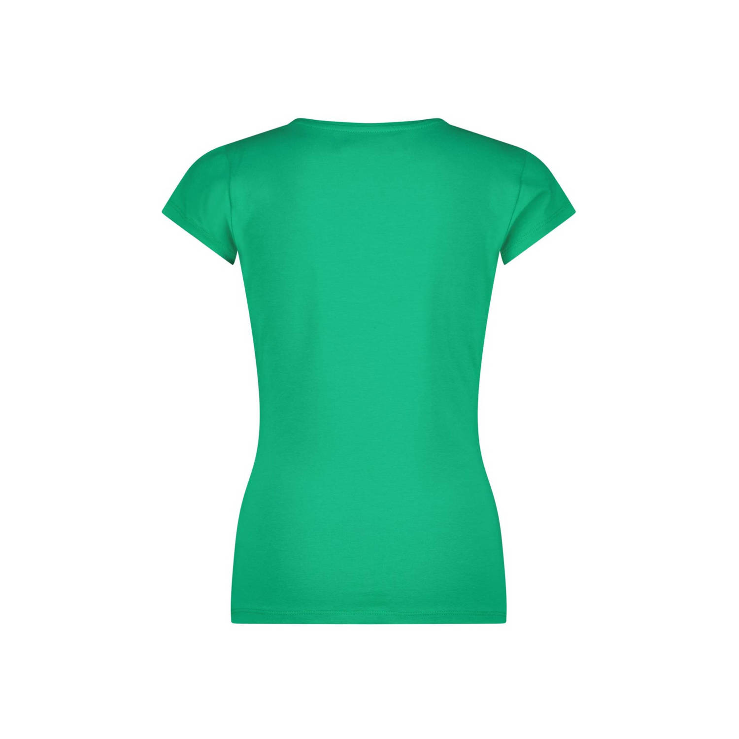 Raizzed T-shirt Mayra met printopdruk felgroen