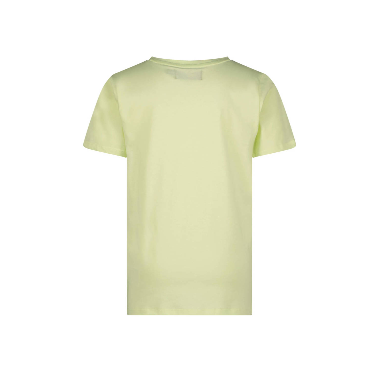 Raizzed T-shirt Beckley met printopdruk lichtgeel